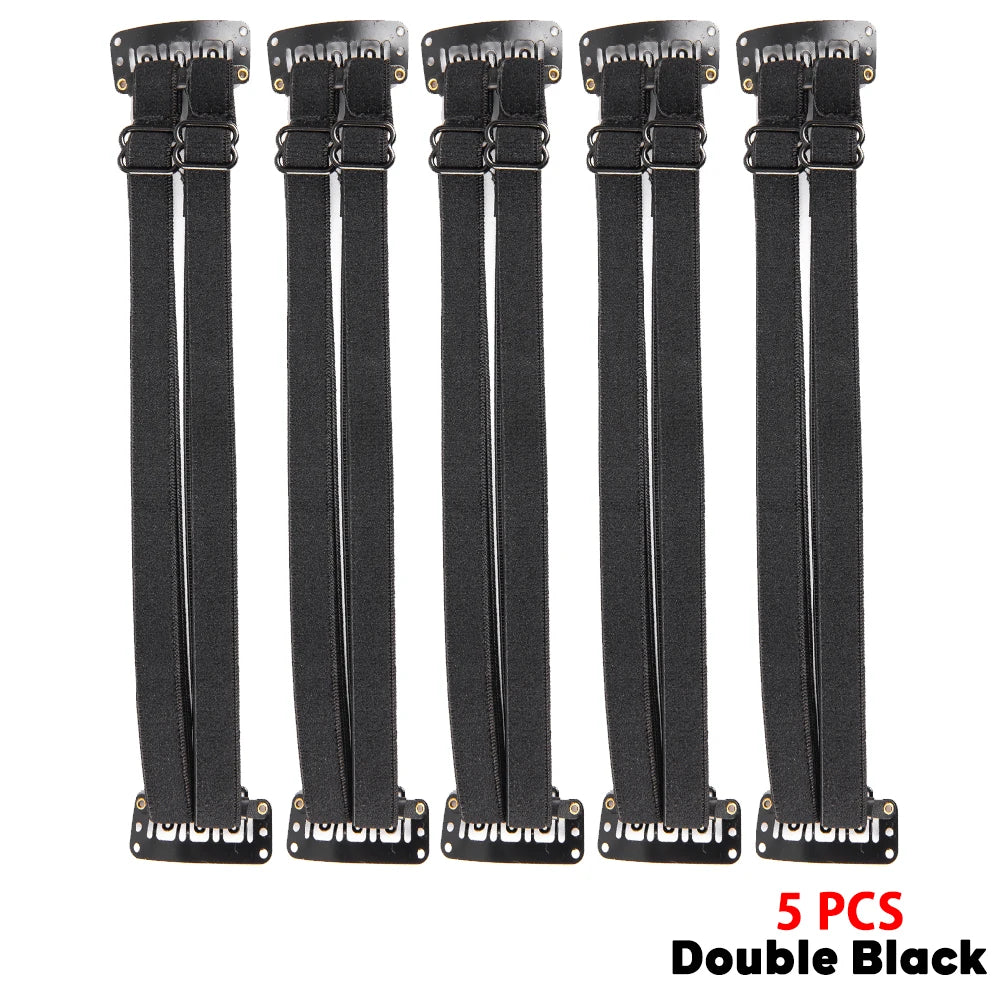 5Pcs Elastic Eyes Lift Band Stretching For The Face Adjustable Invisible Foxy Eyes Tape Lift Stretching Straps Eyebrows Lifting Peaceful Pleasures Health and Wellness 5pcs Double Black