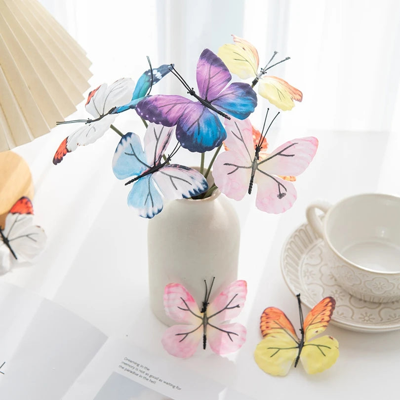 3D Artificial Silk Butterflies – Wedding, Party & DIY Decor