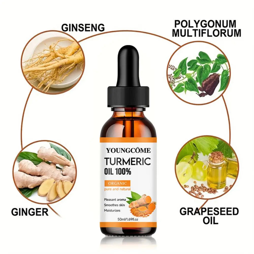 Turmeric Freckle Whitening Serum Anti-oxidant Nourishing Moisturizing Repair Skin Brighten Fade Dark Spot Essence Face Care Peaceful Pleasures Health and Wellness