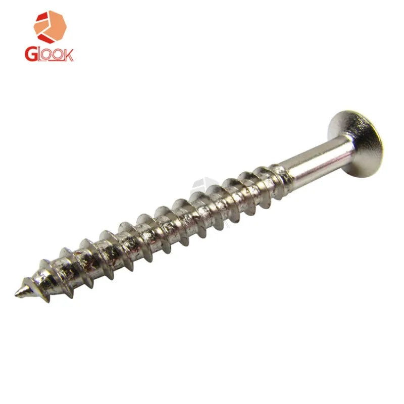 Electric Guitar Reinforcement Plate Screws Neck Connecting 5 Silver