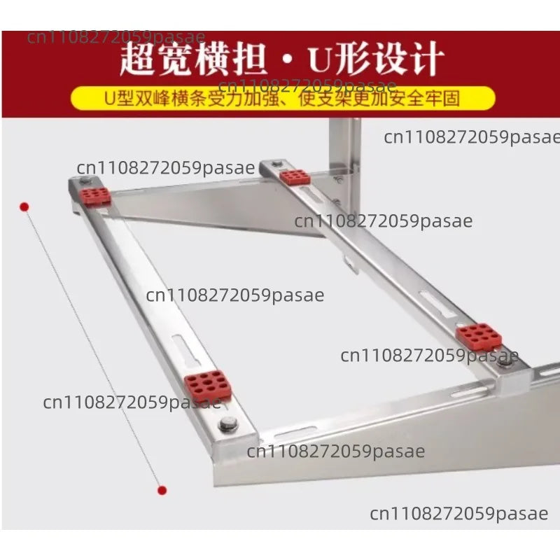 304 Stainless Steel AC Wall Bracket | Air Conditioner Hanger