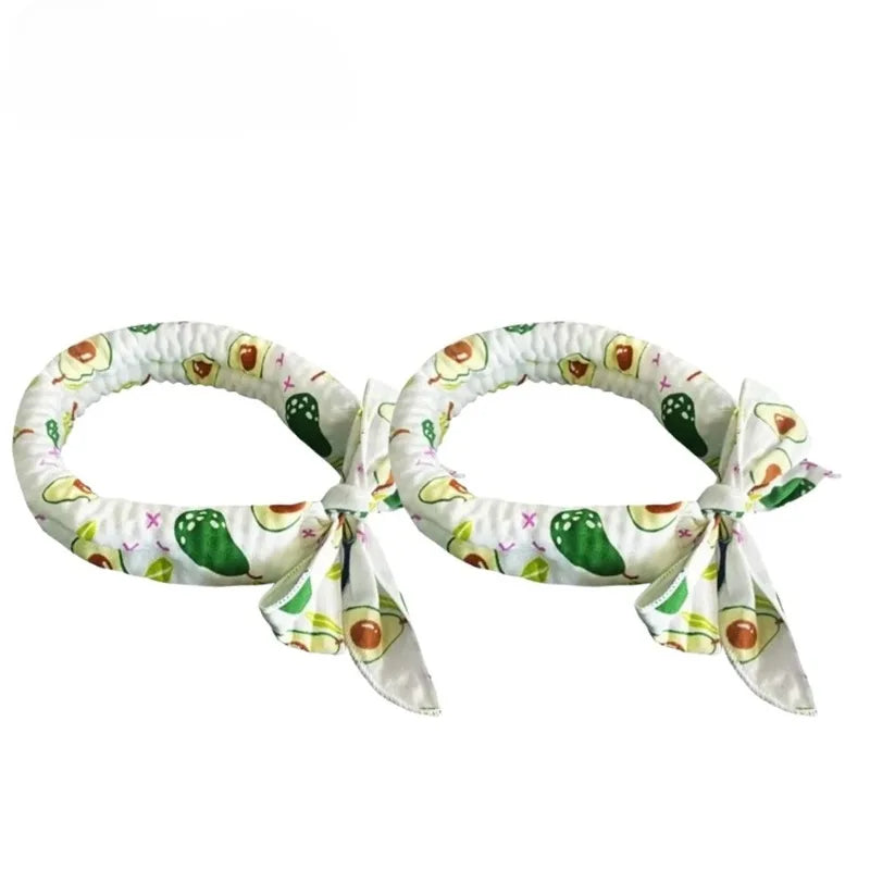 Pet Cooling Bandana for Dogs & Cats – 2-Pack Ice Scarf