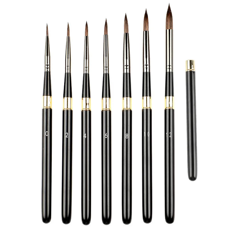 Travel Artist Brushes Removable Portable Watercolor Acrylic Gouache