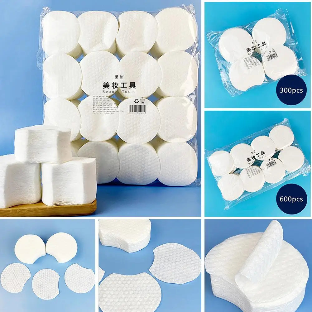 Organic Cotton Rounds 300/600/1200 Ct – Soft & Hypoallergenic