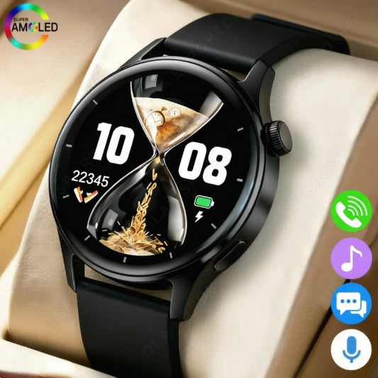 2026 New Smart Watch Men Women Heart Rate Sleep Health Monitor Bluetooth Talk Ladies Sport Smart Watch for Android IOS HW12 Peaceful Pleasures Health and Wellness
