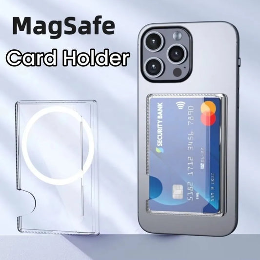 Magnetic Clear Wallet Case Card Slots – iPhone 12 to 16 Pro Max Magnetic Wallet Phone Case Oasis Select