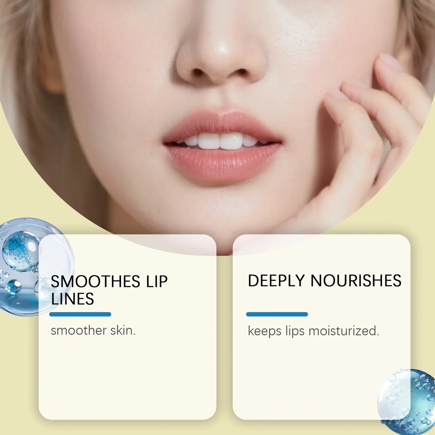 Hyaluronic Acid Lip Mask Patches – Hydrating Lip Care (6 Pack)