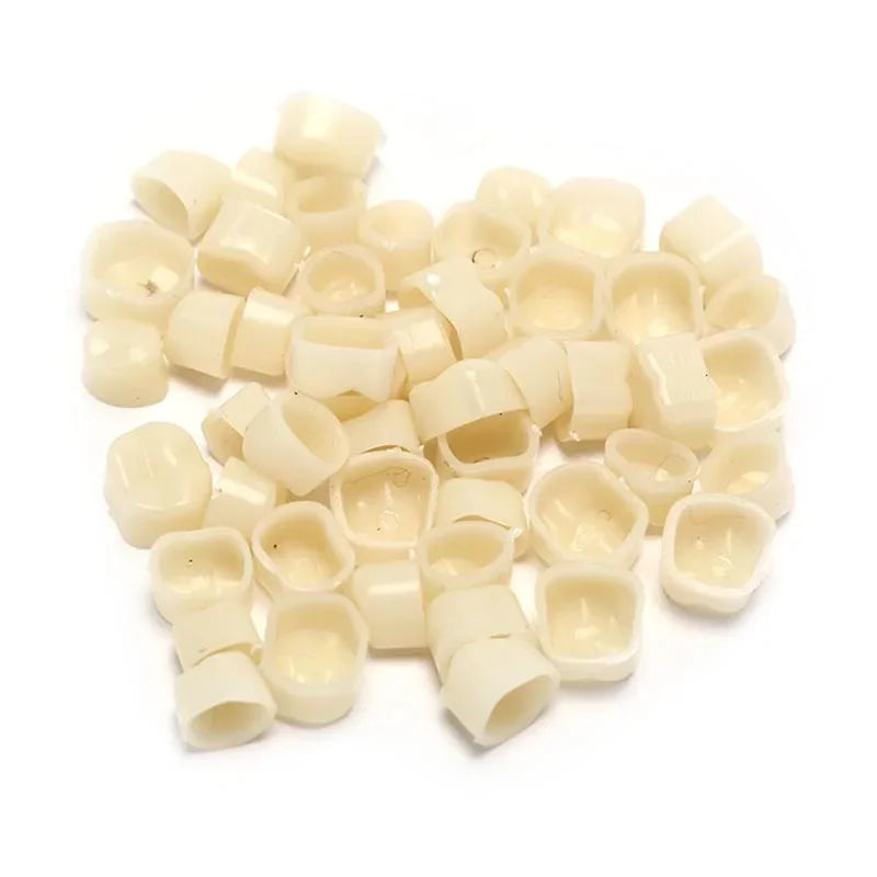 50pcs Dental Temporary Crown Teeth Anterior Posterior Dentist Materials Dental Tools Dentistry Equipment Peaceful Pleasures Health and Wellness