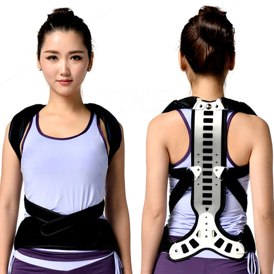 High Quality Aluminum Plate Lumbar Spinal Bad Back Posture Corrector Brace Humpback Orthopedic Strain Pain Relief Peaceful Pleasures Health and Wellness