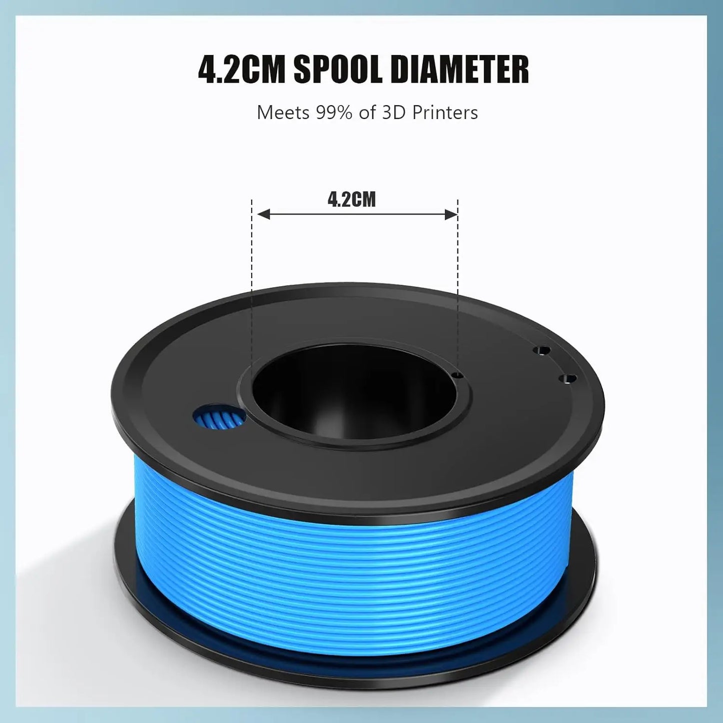 DINGSUN 3D PLA Filament 1.75mm 4-Color 1KG Pack ±0.02mm