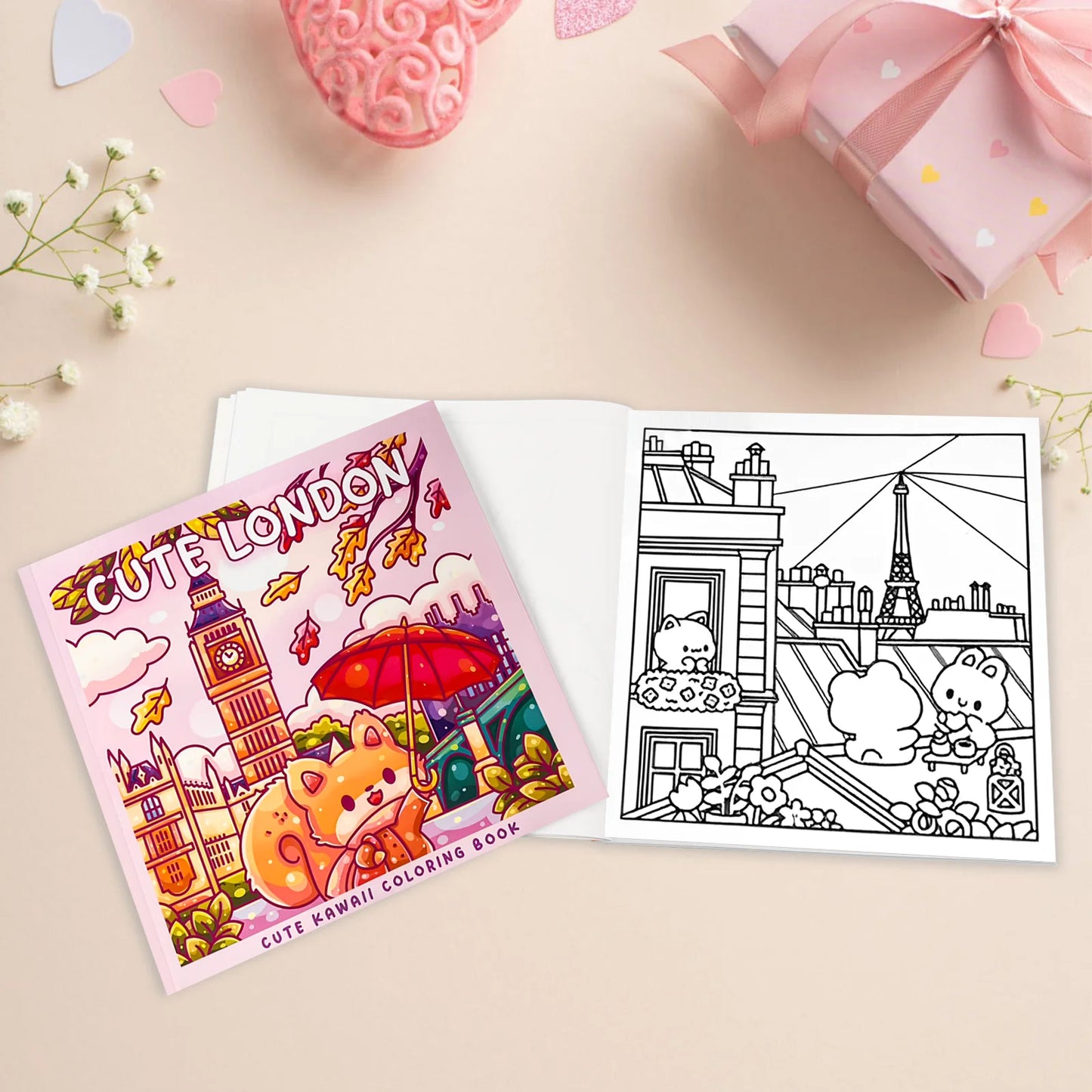 Adult Coloring Book Comfy Patterns Bold Easy Cartoon Drawing Perfect