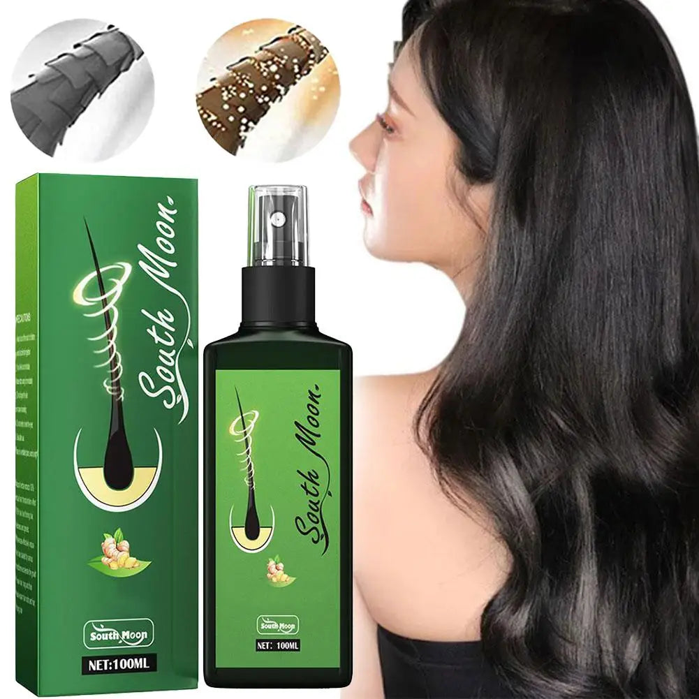 100ml Ginger Hair Care Spray Product Natural Hair Care Serum Nourish Damaged Hair Care Products Beauty Health Peaceful Pleasures Health and Wellness