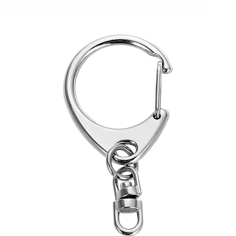 D Snap Hook Swivel Clasp Keyring Set | DIY Key Chain Making Swivel Clasp Keyring Set Peaceful Pleasures Health and Wellness
