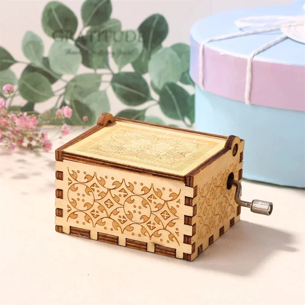 Classic 18-Note Wooden Music Box – "Happy Birthday" Gift