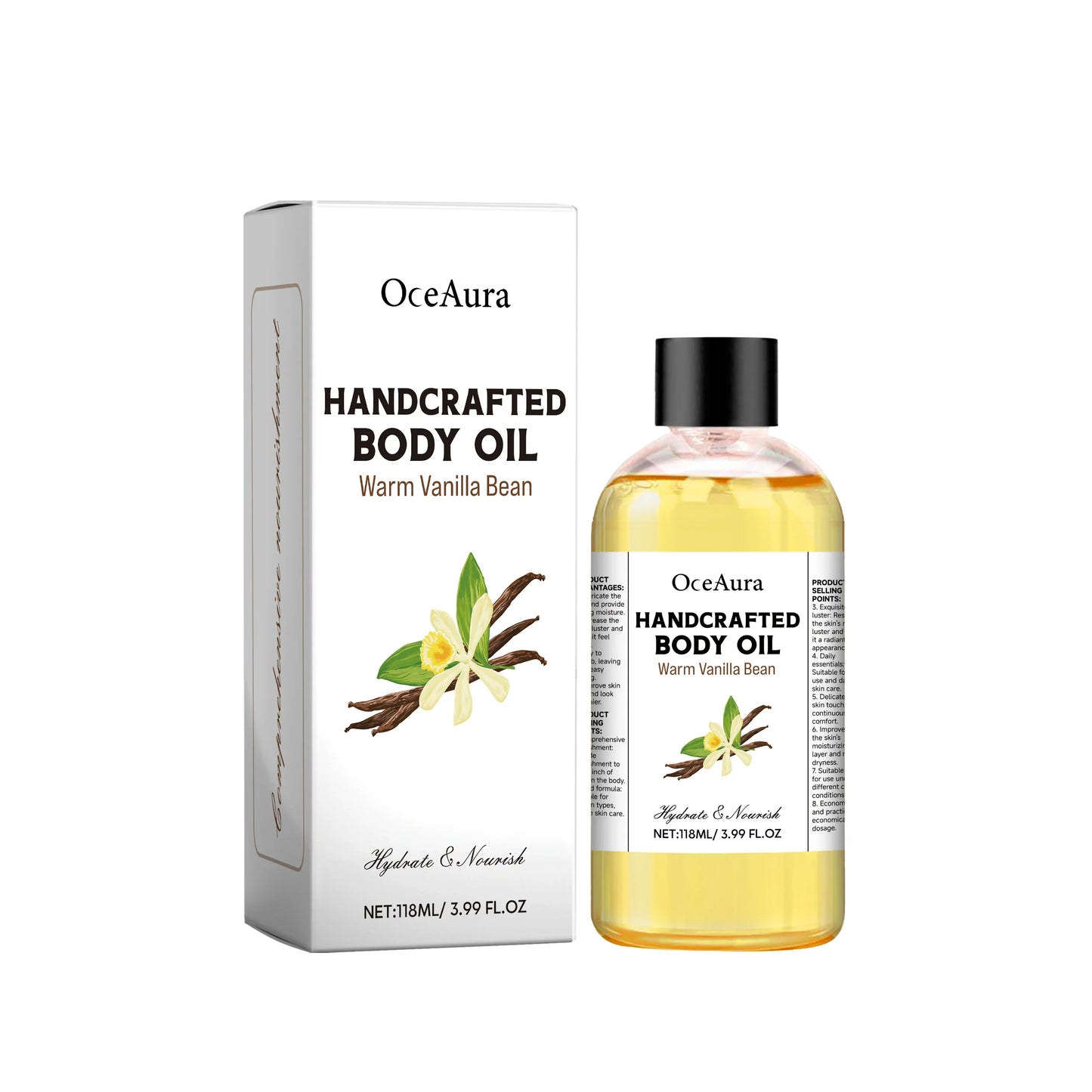 OceAura Body Juice Oil – Moisturizing & Brightening Body Oil
