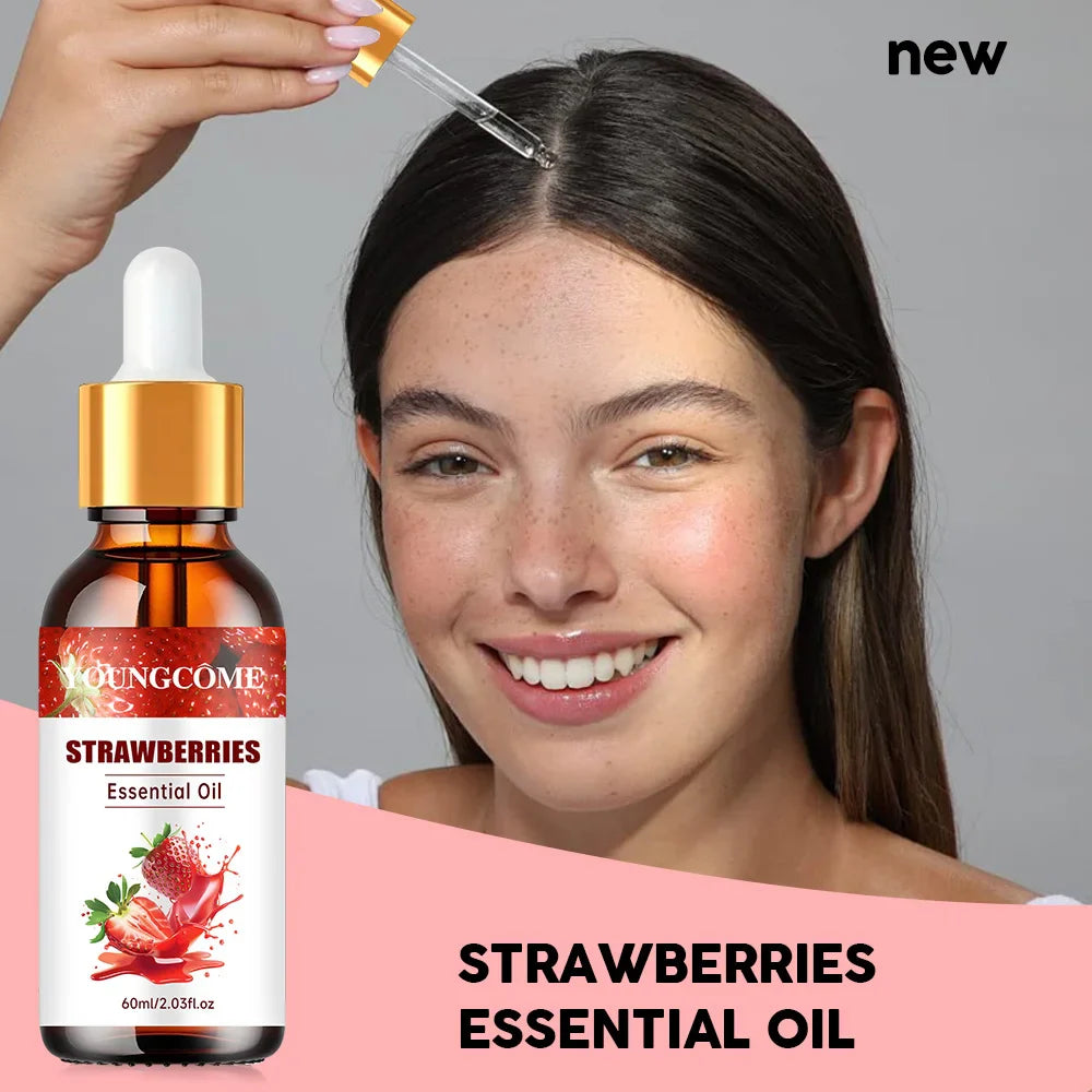 YOUNGCOME Strawberry Hair Oil – 2-in-1 Growth & Shine