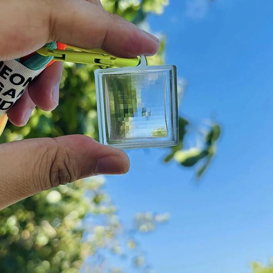 Transparent Acrylic DIY Pixel Keychain – Bag Pendant Gift DIY Acrylic Keychain Peaceful Pleasures Health and Wellness