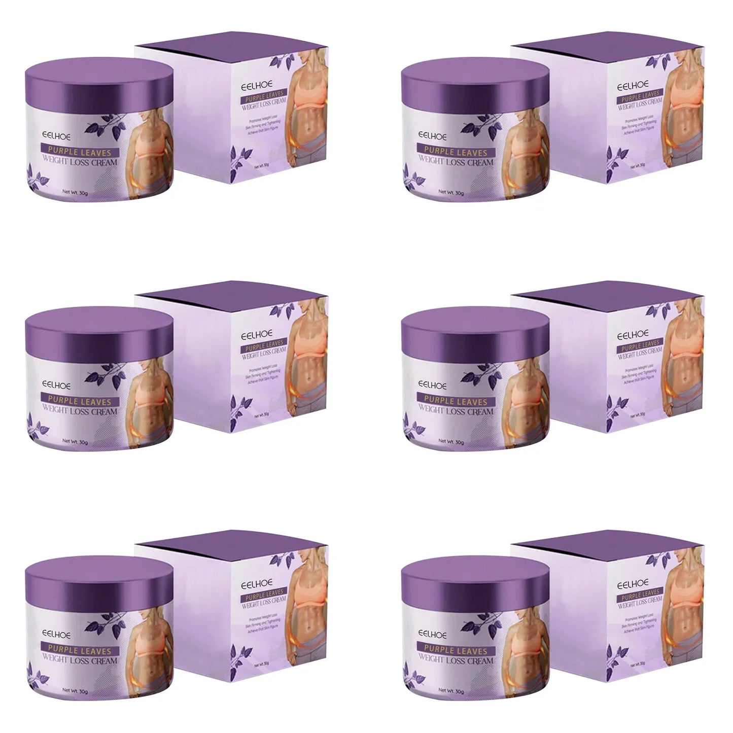 EELHOE Purple Leaf Slimming & Firming Body Cream 30g