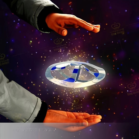 Anti-Gravity Ufo Saucer Floating Disc, Hovering Plate, Unusual Flying Object, Space Exploration Accessory, Cool Gift Idea Peaceful Pleasures Health and Wellness