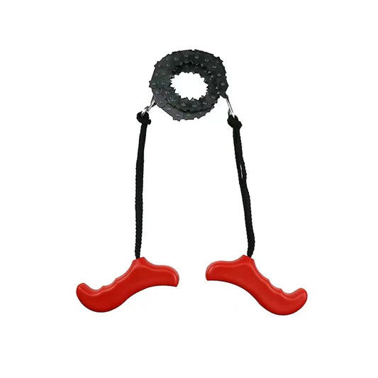 Outdoor Convenient Hand Zip, Saw Garden Logging Wire Saw, Camping EDC Survival Chain Saw Peaceful Pleasures Health and Wellness Red