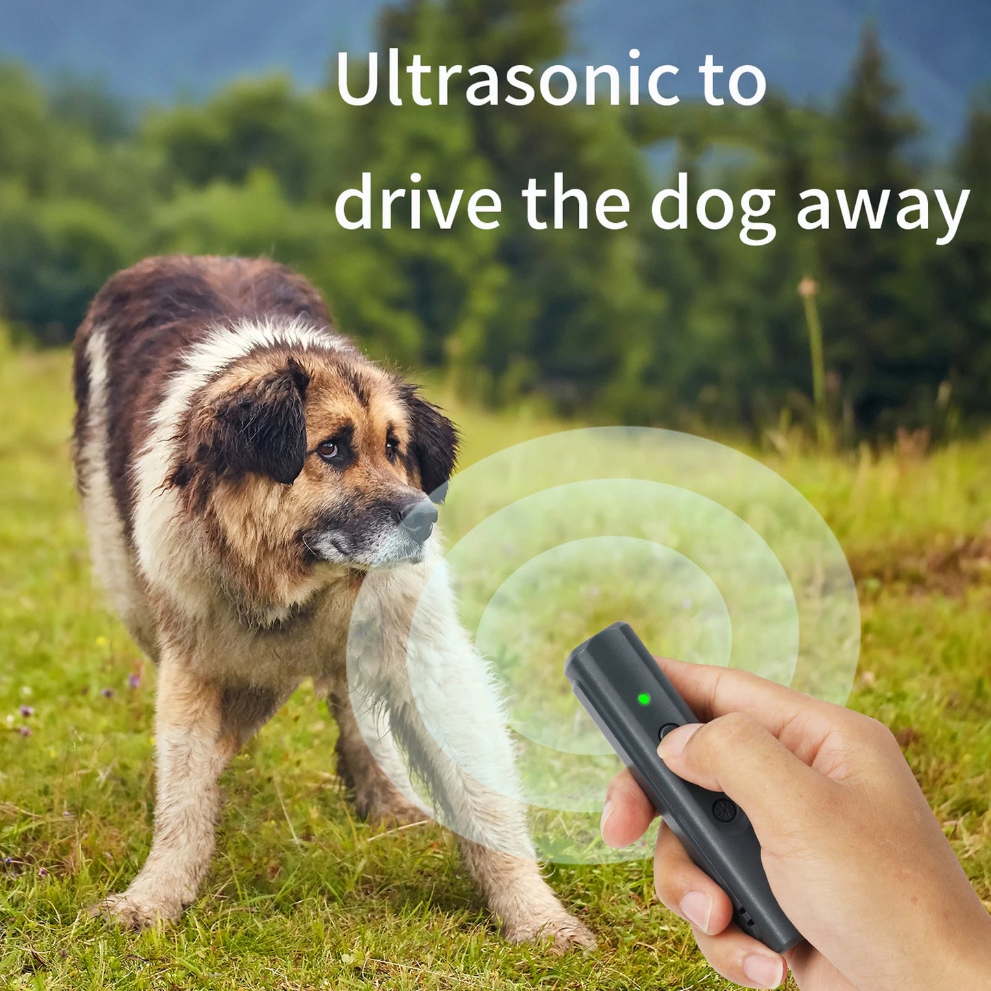 Drive Device Portable Dog Trainer Anti Barking Ultrasonic Repeller