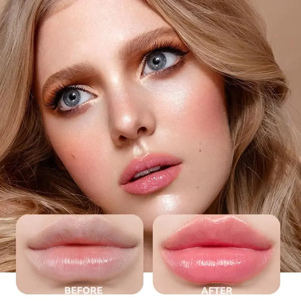 Color Changing Lip Balm Gloss, Long-Lasting Moisturizing Tinted Lip Balm, Peach Nourishing Lipstick for Natural Flush for Women Peaceful Pleasures Health and Wellness