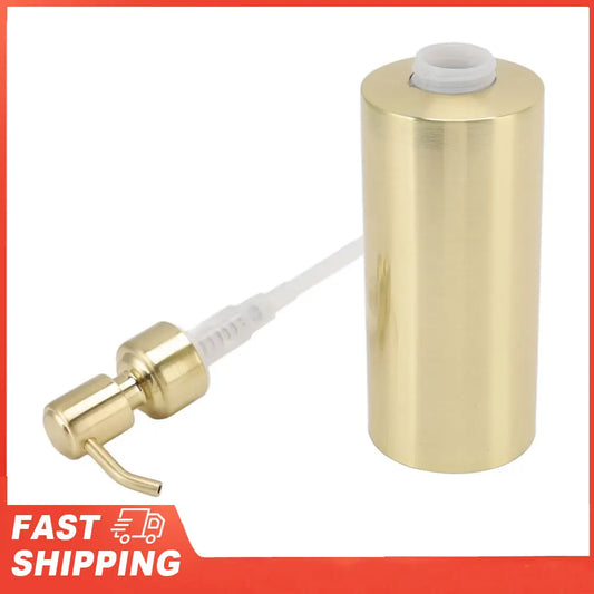 Dispenser Bottle Soap Stainless Steel Large Capacity Home Decoration Peaceful Pleasures Health and Wellness
