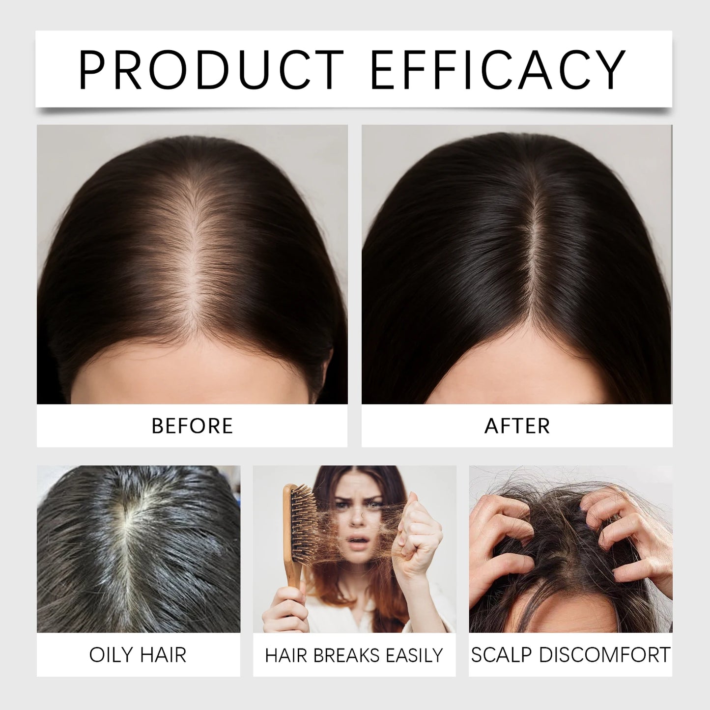 HOEGOA Plant-Based Hair Dye Cream – Gray Coverage 3 Shades