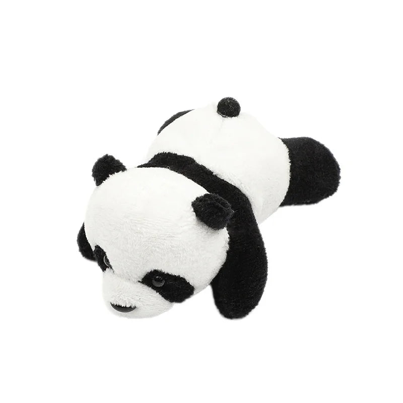 Cute Creative Panda Brooch Papa Bear Doll Cartoon Pin Plush Fabric