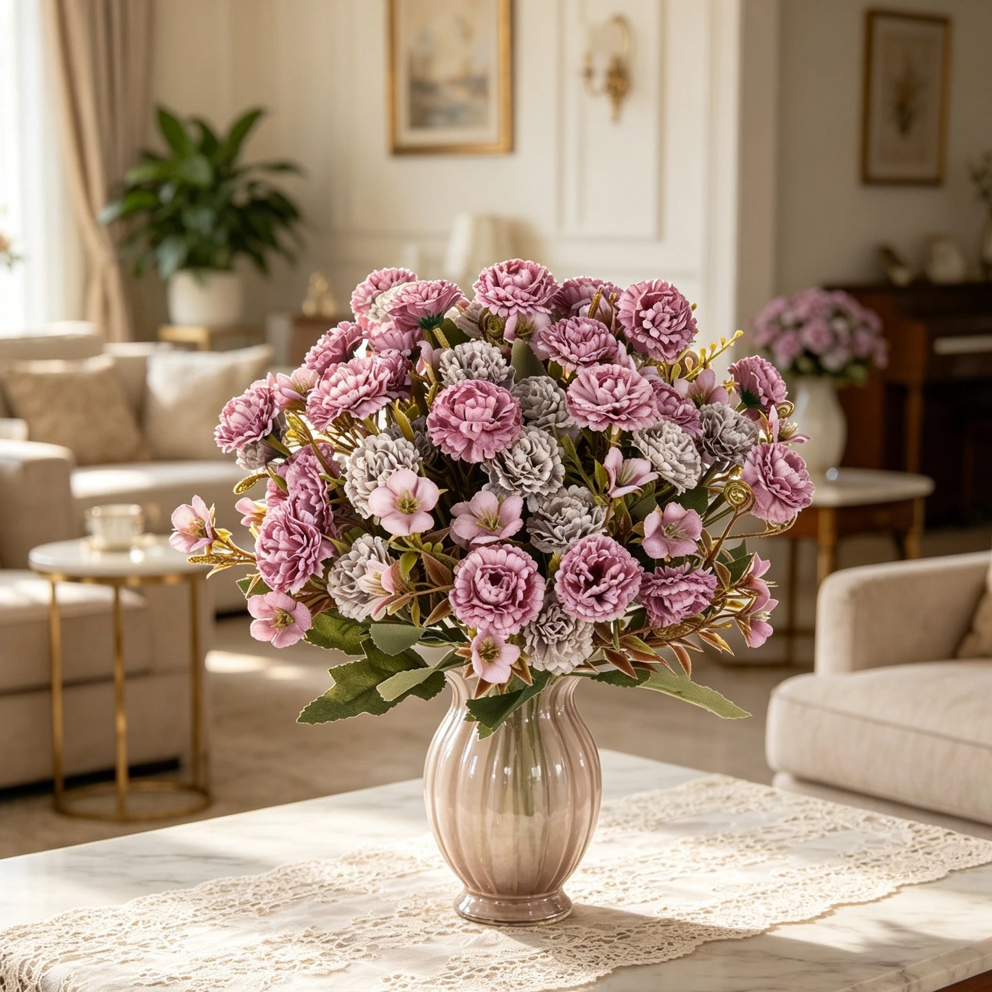 Artificial Silk Carnation Flowers – Wedding & Home Décor