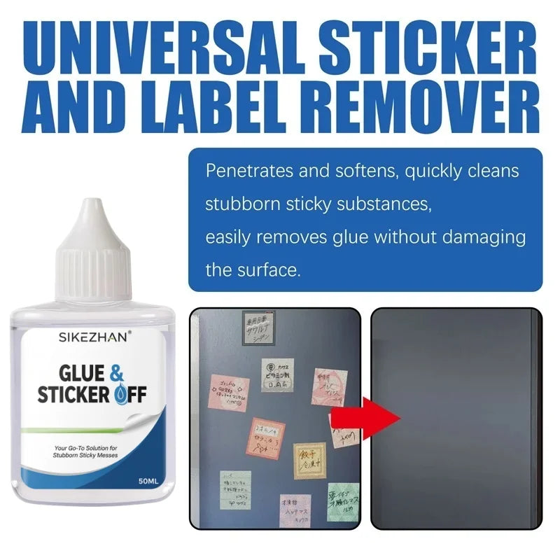 50ML Powerful Adhesive Remover - Dissolves Stickers, Decals, Glue & Tree Sap | Safe for Cars, Glass & Home Use Peaceful Pleasures Health and Wellness