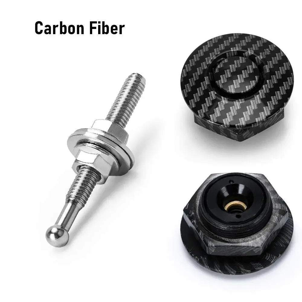 Aluminum Hood Pin Quick Release Push Button Latch Lock – Universal