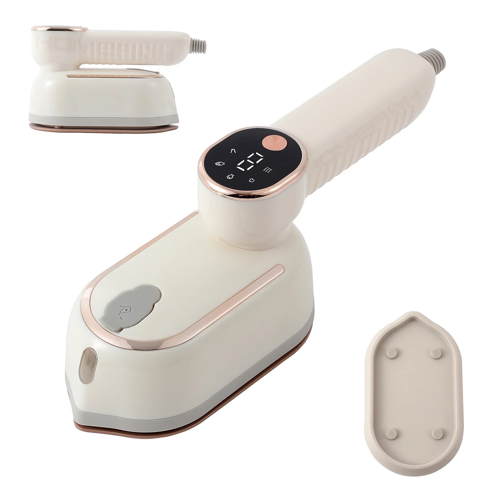 Handheld Portable Mini Steam Iron with Four Temperature Control High-Power Rotating Ironing Machine for Fabric Care Peaceful Pleasures Health and Wellness