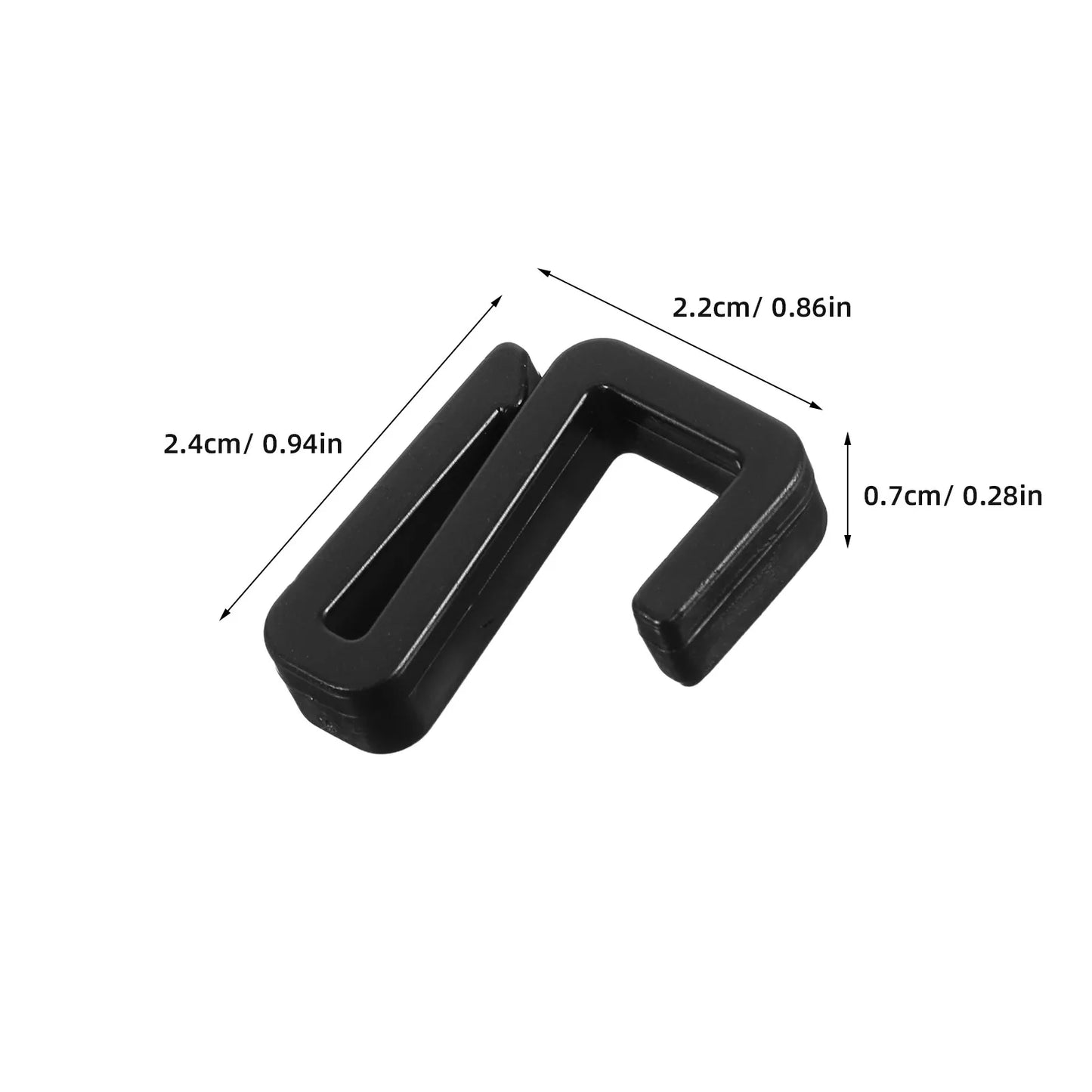20Pcs Plastic S Hooks Heavy Duty Versatile Clip on S Shaped Hooks for Closet Kitchen Bathroom Garage Hanging Storage Peaceful Pleasures Health and Wellness