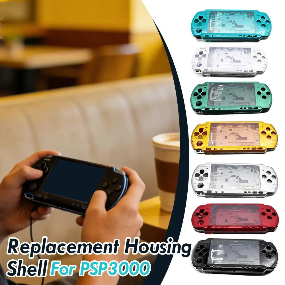 PSP 3000 Full Replacement Housing Shell Kit + Buttons & Screws