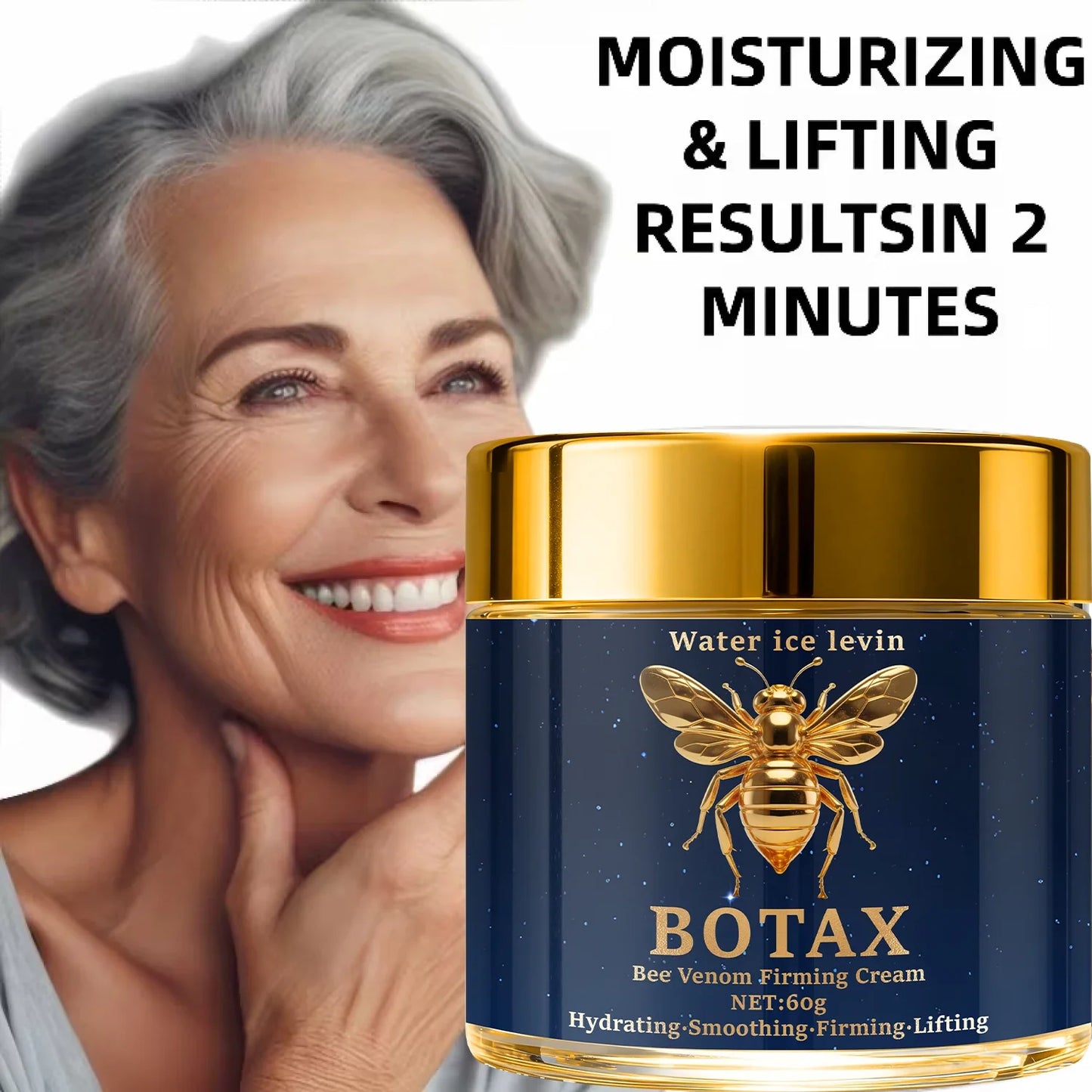 Bee Venom Firming Cream – Hyaluronic Acid & Retinol 60g