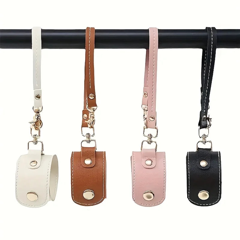 PU Leather Scarf Buckle Clip – Hat & Handbag Travel Hanger