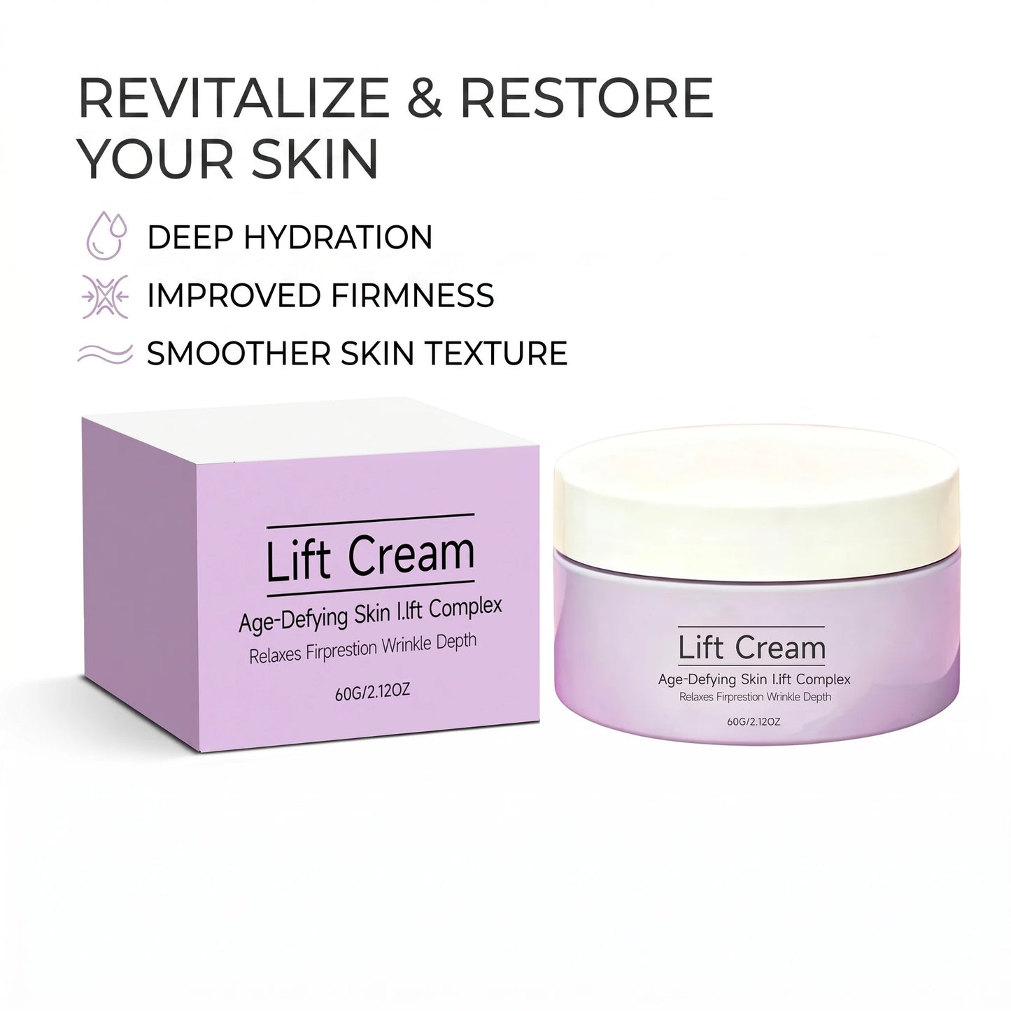 Firming and Lifting Face Cream Reduces Fine Lines Improve Sagging Skin Tightening Nourishing Skin Elasticity Boost Skin Care Peaceful Pleasures Health and Wellness