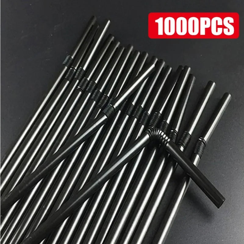 Multicolor Fluorescent Bendable Drinking Straws – Party & Wedding