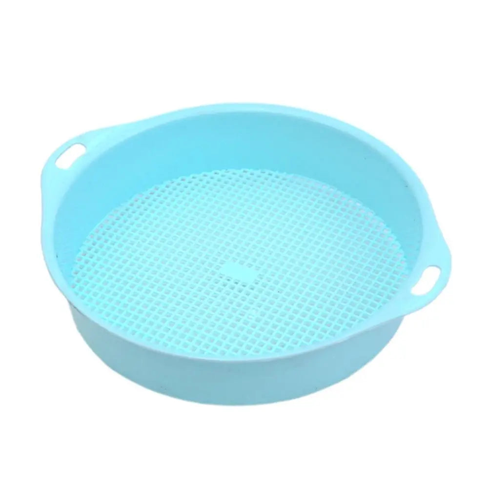 Plastic Soil Sieve Sifter | Round Garden Mesh Screen Filter