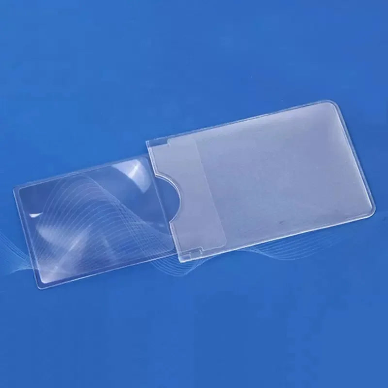 Ultra-Thin Pocket Card Magnifier | Wallet Magnifying Glass