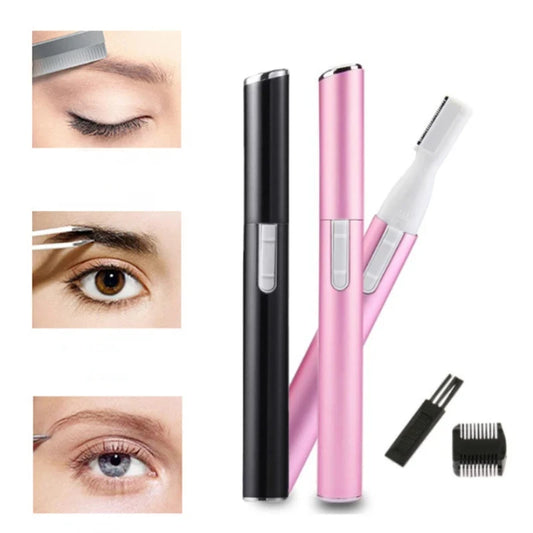 Electric Eyebrow Trimmer Mini Shaver Hair Remover Facial Shaver Hair Remover Facial And Neck Blur Lips Body Arms And Legs Peaceful Pleasures Health and Wellness