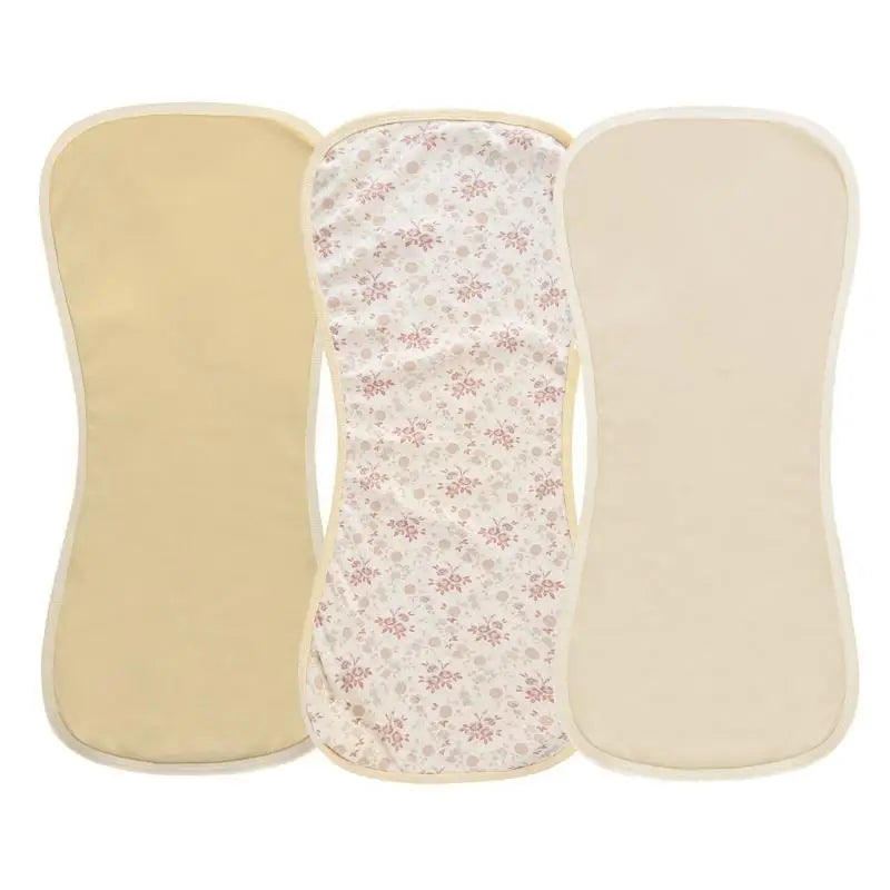 Soft Cotton Baby Burp Cloths – 3 or 5 Pack Infant Feeding Bibs