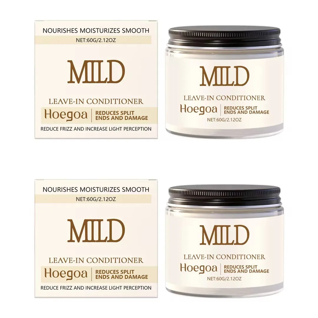 HOEGOA Leave-In Hair Cream – Anti-Frizz Moisturizer 60g