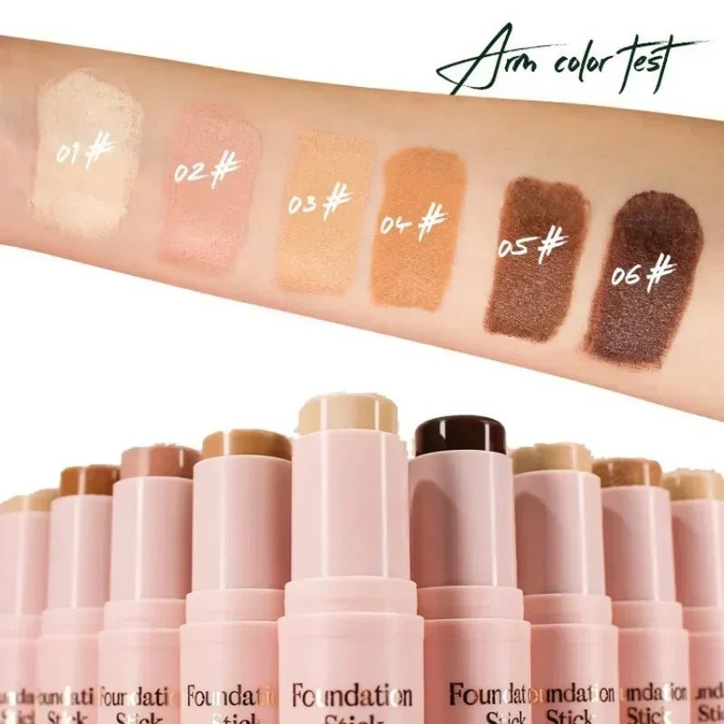 Full Coverage Stick Foundation – Matte Oil-Control Concealer