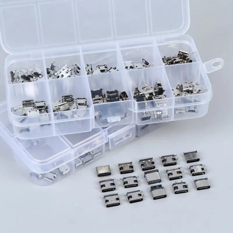New 50/100/150Pcs 2/6/16Pin SMD SMT PCB USB-C Socket Type-C USB Connector Charging Port For Phone And Digital Product Repair Kit Peaceful Pleasures Health and Wellness