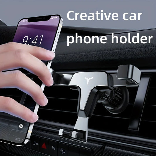 Gravity Car Air Vent Phone Holder – Universal 360° Aluminum Car Phone Mount Oasis Select
