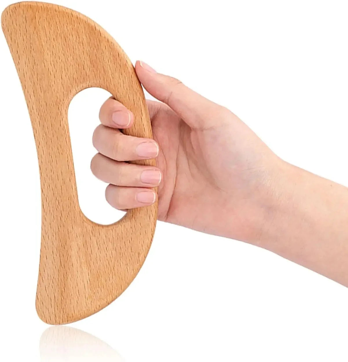Natural Wooden Gua Sha Body Massager & Muscle Scraping Tool
