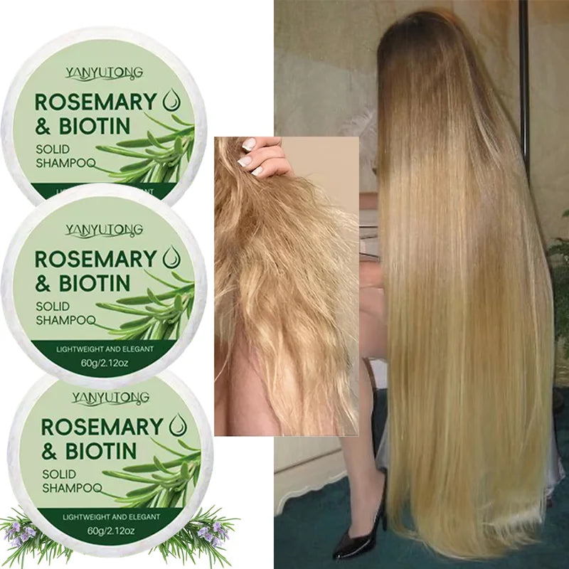Rosemary Shampoo Bar – Scalp Relief, Oil Control & Hair Growth