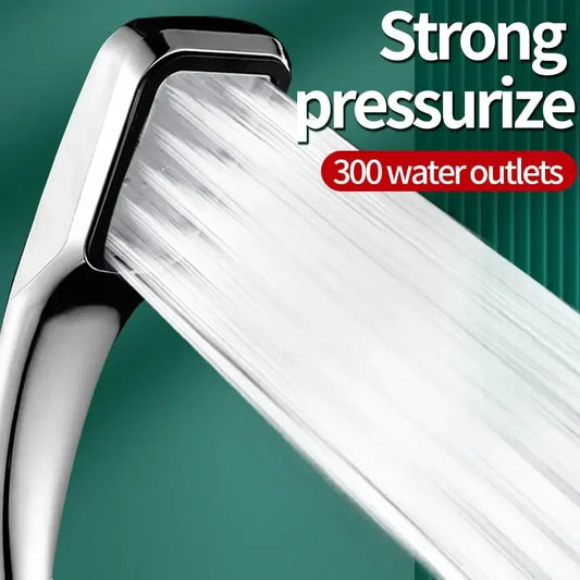 High-Pressure Handheld Shower Head – 300 Nozzles, Water-Saving Handheld Shower Head Oasis Select